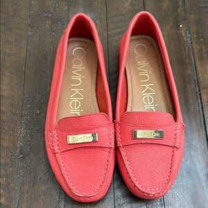 Calvin Klein Women's Red Loafers